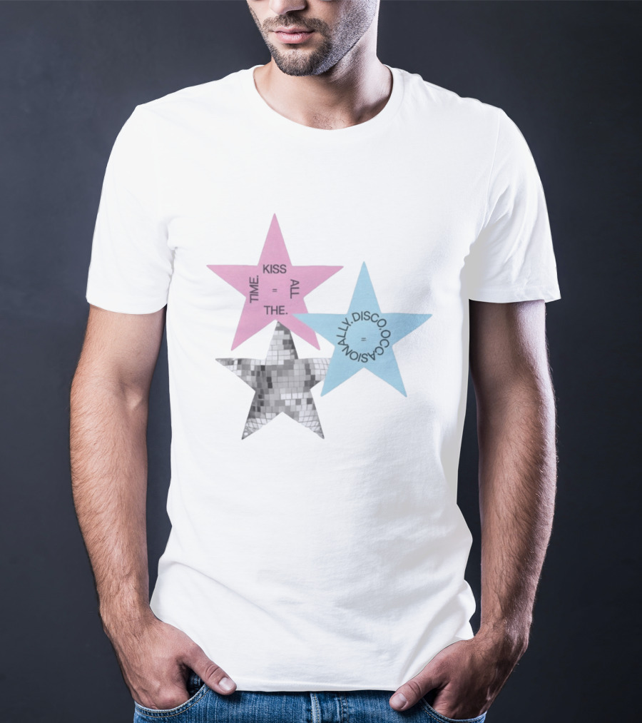 Kiss All The Time Disco Occasionally Stars T-Shirt