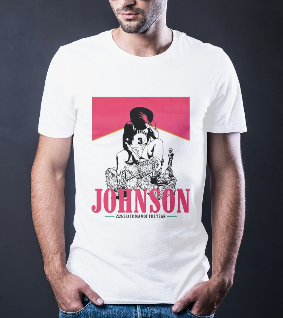 San Antonio Spurs 26 Johnson 2023 Sixth Man Of The Year T-Shirt