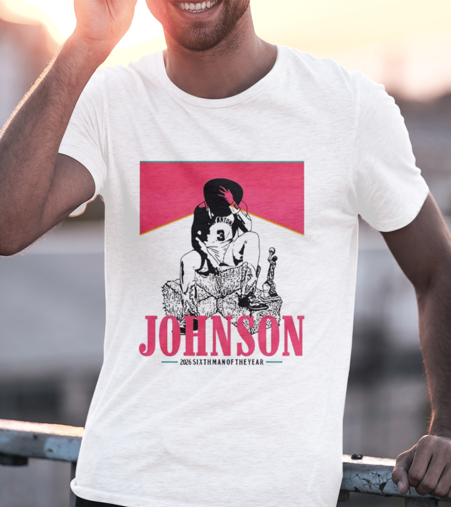San Antonio Spurs 26 Johnson 2023 Sixth Man Of The Year T-Shirt