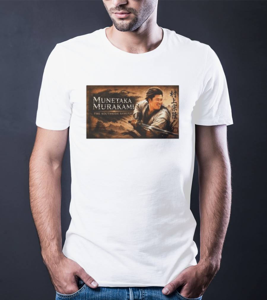 Munetaka Murakami The Southside Samurai Kanji T-Shirt
