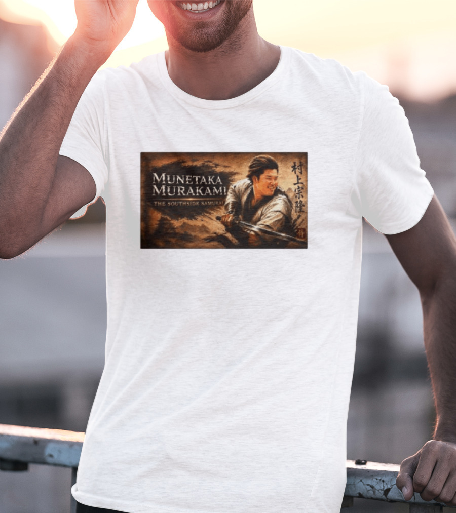 Munetaka Murakami The Southside Samurai Kanji T-Shirt