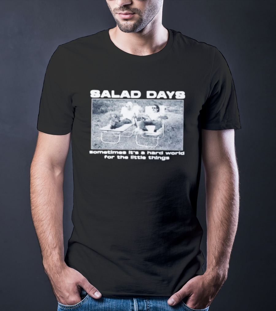 SALAD DAYS Sometimes It's A Hard World For The Little Things Vintage Lounge Chair Image T-Shirt