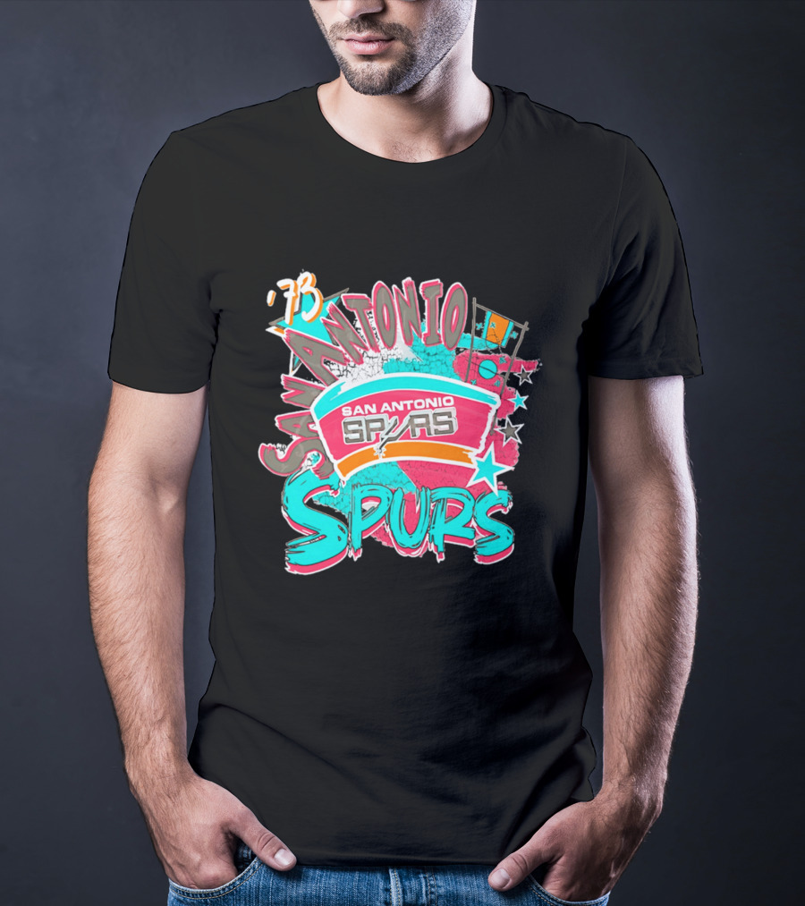 San Antonio Spurs '73 Classics Play By Play T-Shirt