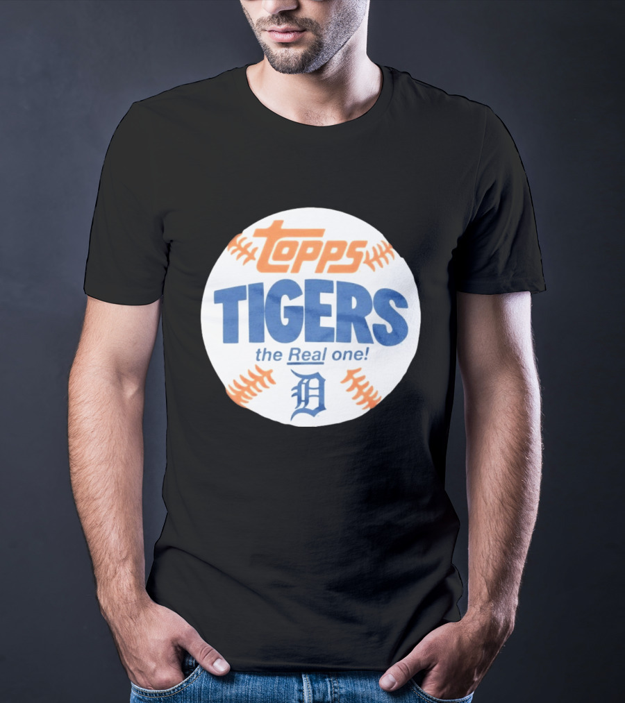 Topps Tigers The Real One Detroit T-Shirt