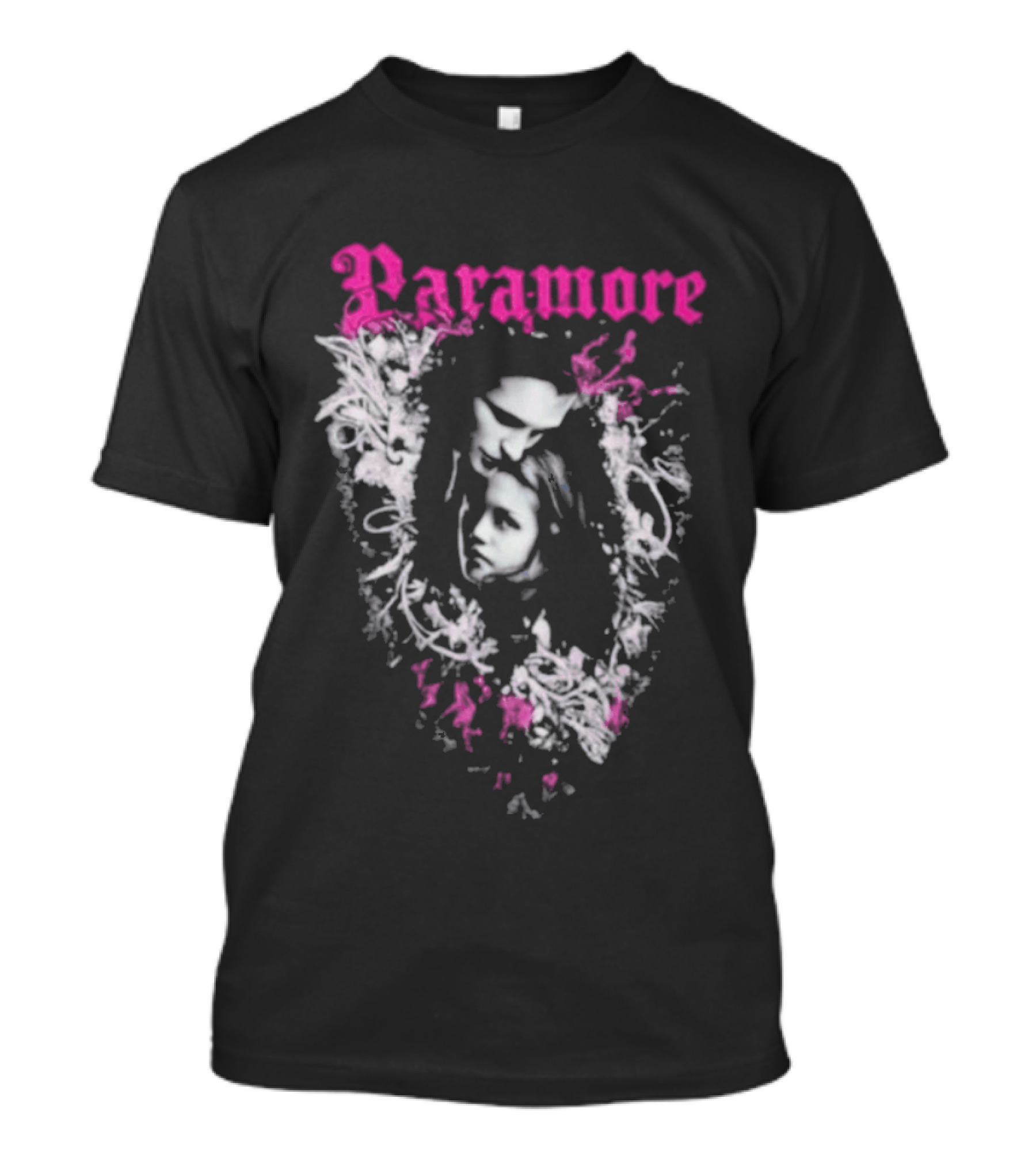 Twilight Edward Cullen Bella Swan Paramore Floral T-Shirt