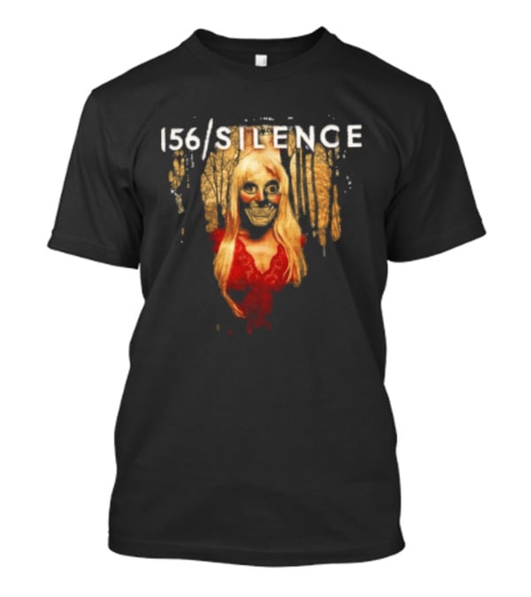 156 Silence Album Blonde Portrait With Red Dress T-Shirt