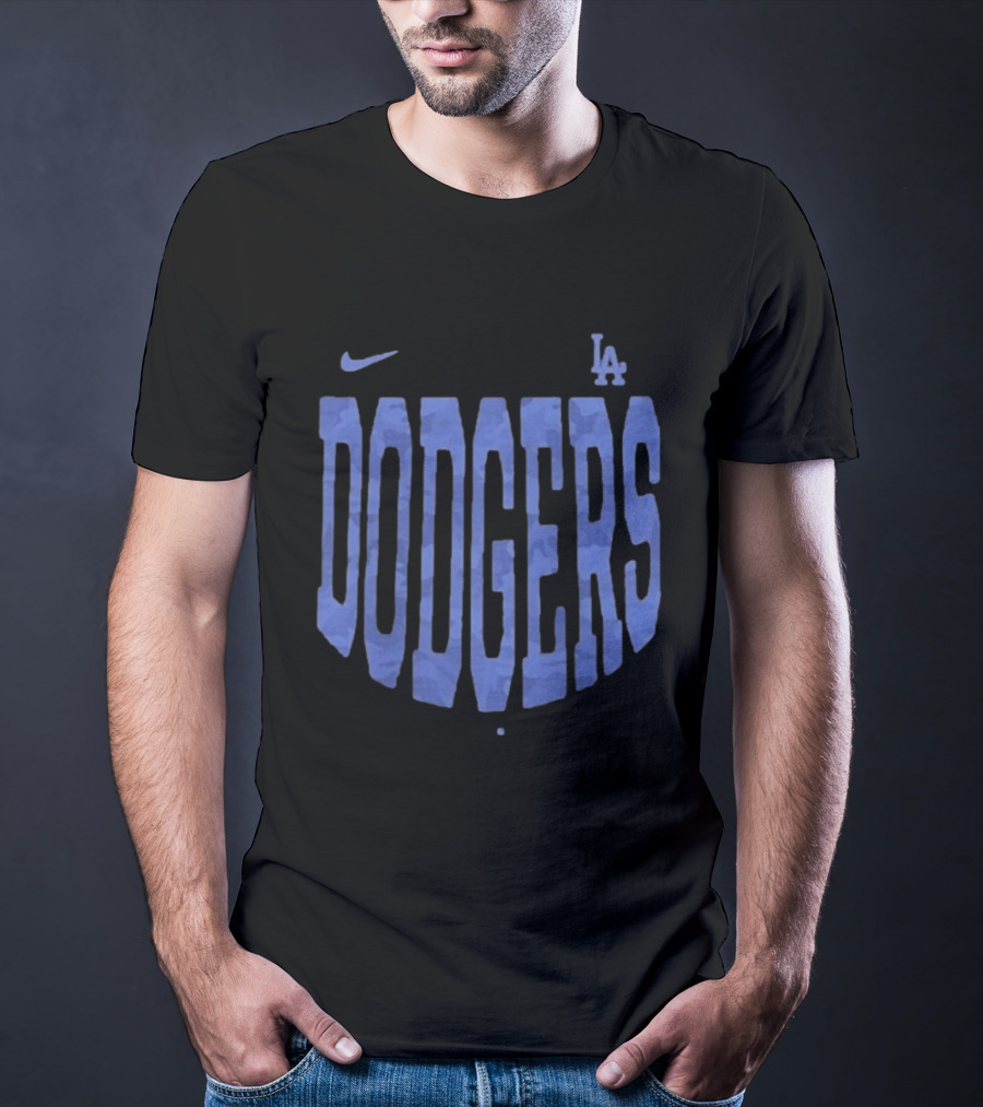 Los Angeles Dodgers Nike Camo Velocity Victor Blue Edition T-Shirt