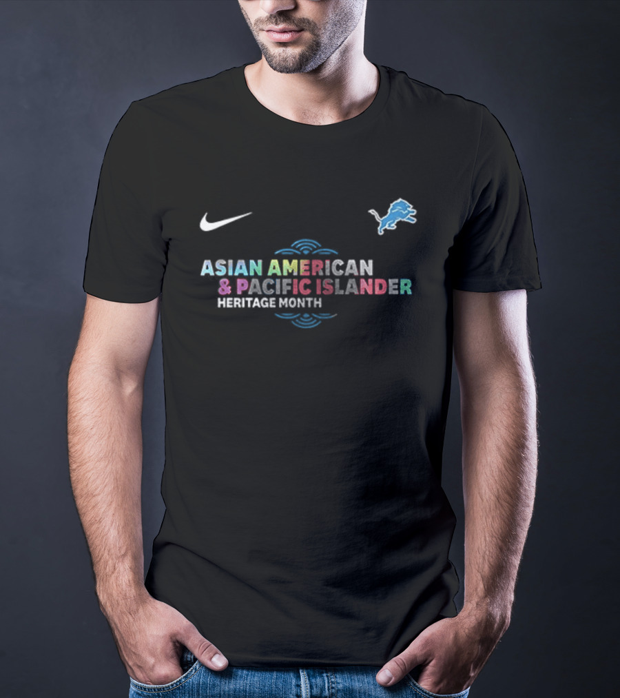 Nike Detroit Lions Asian American Pacific Islander Heritage Month T-Shirt