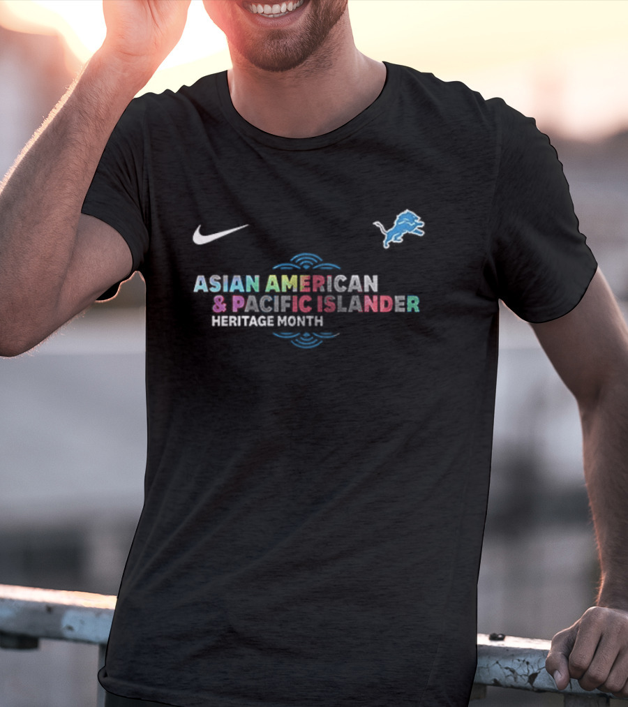 Nike Detroit Lions Asian American Pacific Islander Heritage Month T-Shirt