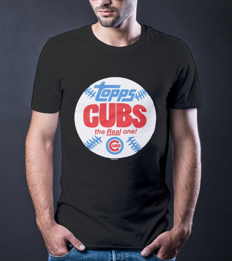 Topps Cubs The Real One Chicago Baseball T-Shirt