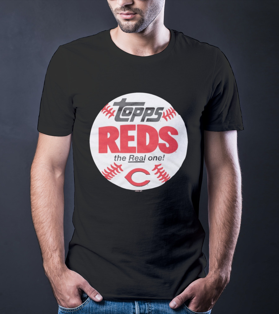 Topps Baseball Reds The Real One Cincinnati T-Shirt