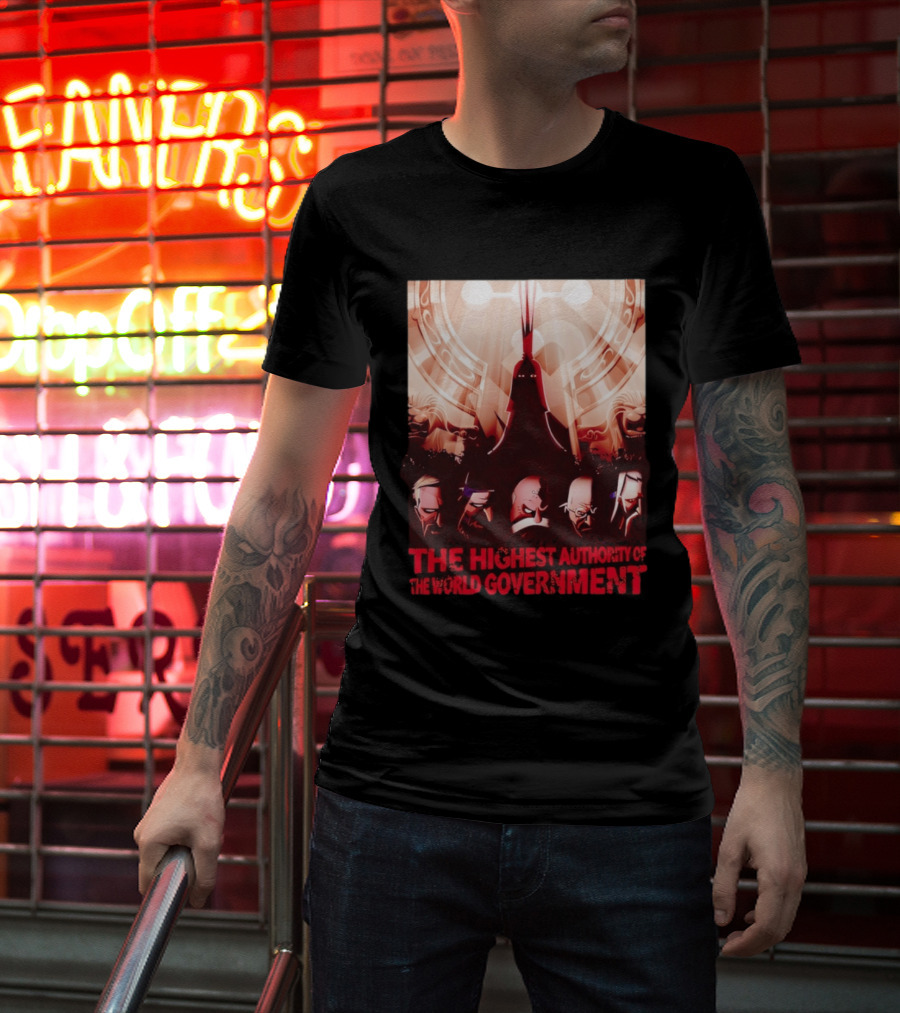 The Highest Authority Of The World Government Five Elders Scene T-Shirt
