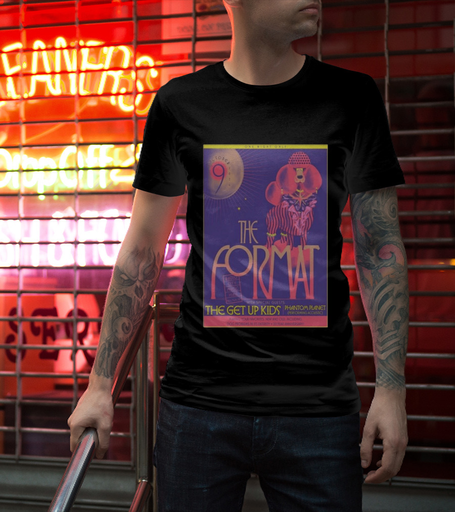 October 9 The Format With The Get Up Kids And Phantom Planet At Radio City Music Hall T-Shirt