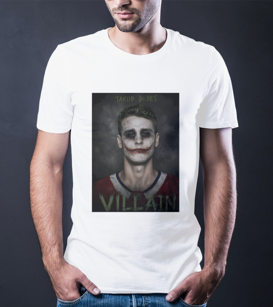 Jakub Dobes Villain Joker Montreal Canadiens Hockey T-Shirt