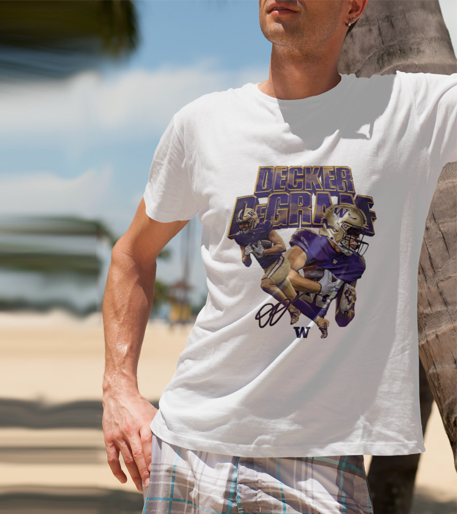 Decker DeGraaf Washington Huskies NCAA Football W T-Shirt