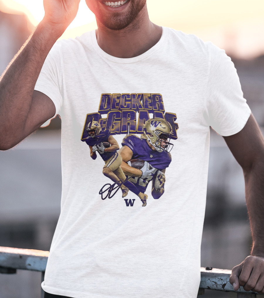 Decker DeGraaf Washington Huskies NCAA Football W T-Shirt