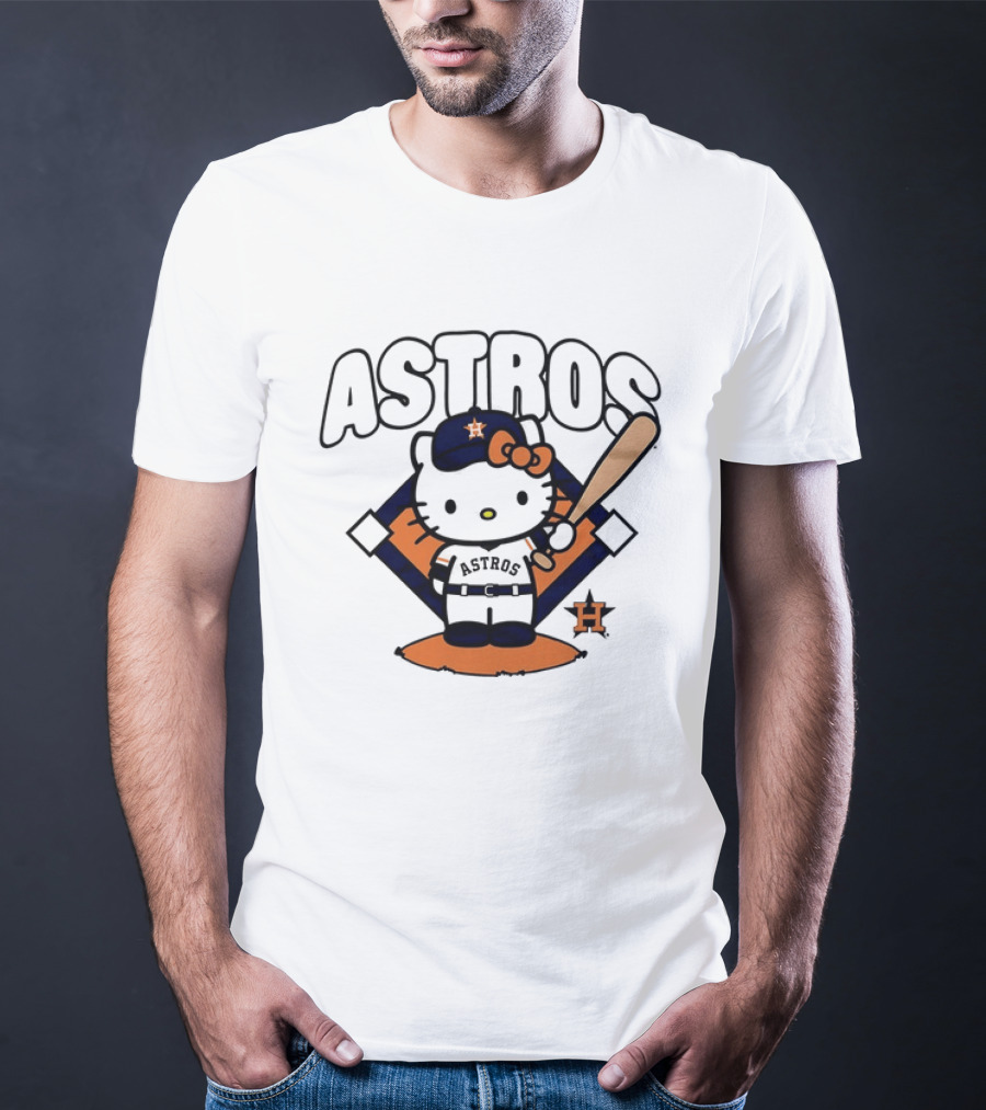 Hello Kitty Astros 2026 MLB Baseball T-Shirt