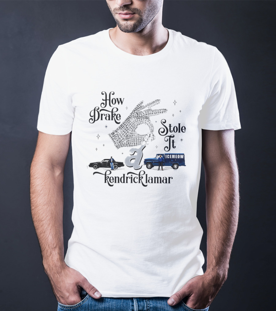 How Drake Stole It Kendrick Lamar Icemeow Bus T-Shirt