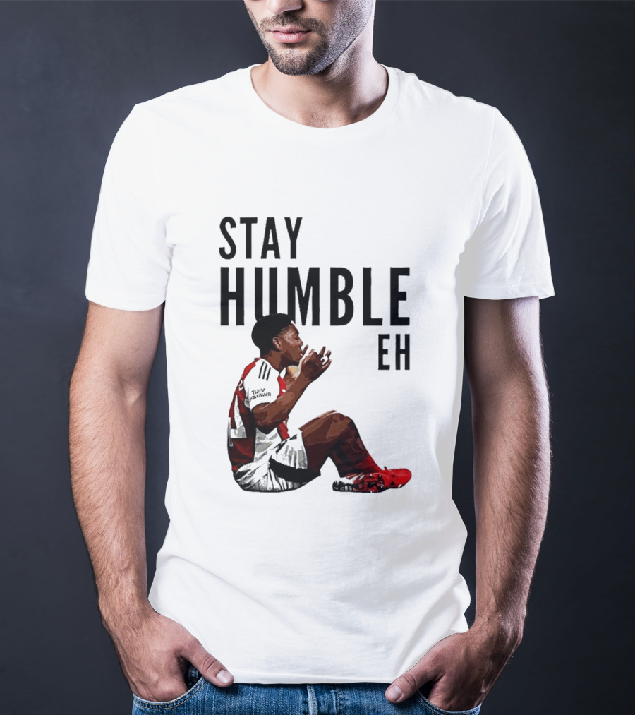 Myles Lewis Skelly Stay Humble Eh Arsenal Football Meme T-Shirt