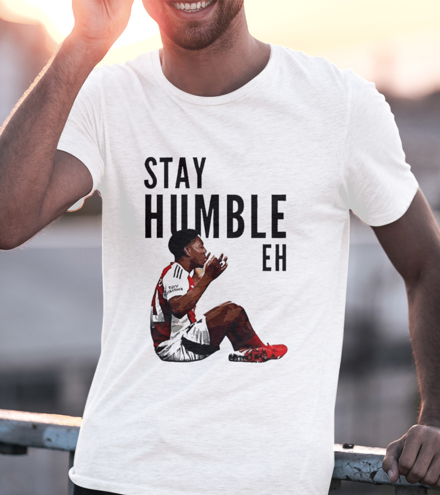 Myles Lewis Skelly Stay Humble Eh Arsenal Football Meme T-Shirt