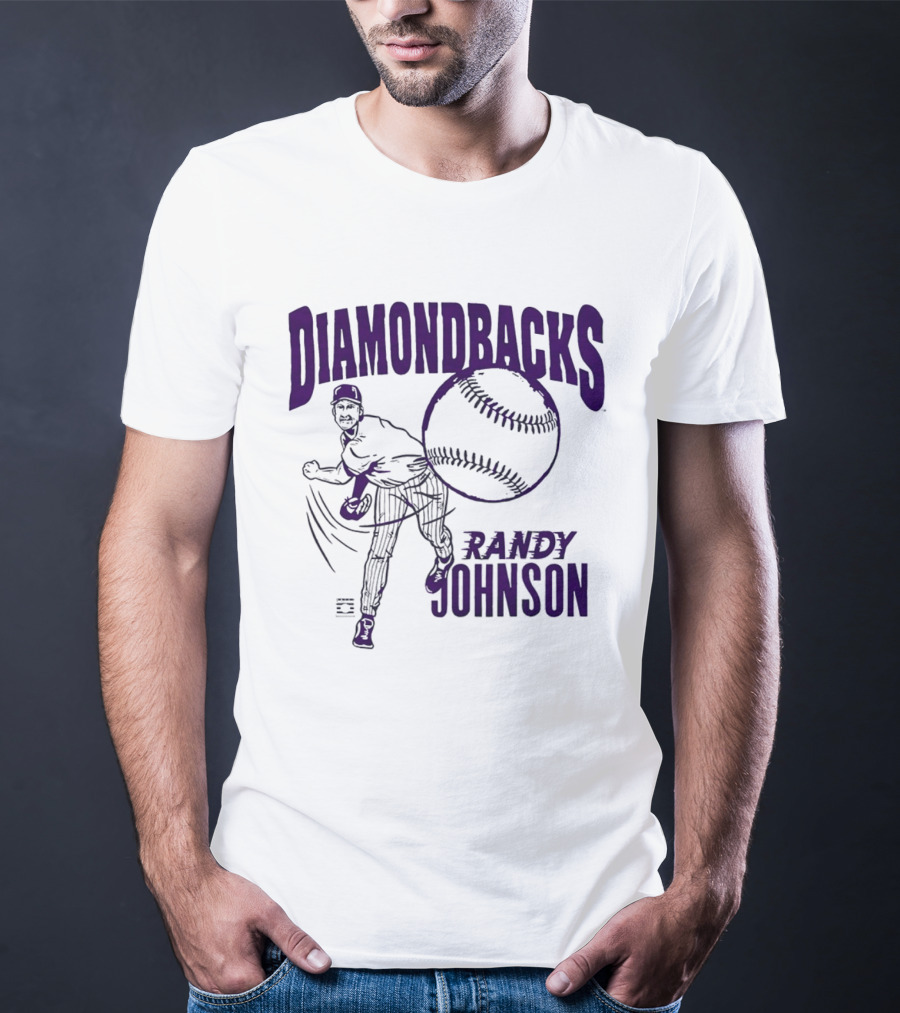 Randy Johnson Arizona Diamondbacks Cooperstown Collection Baseball T-Shirt