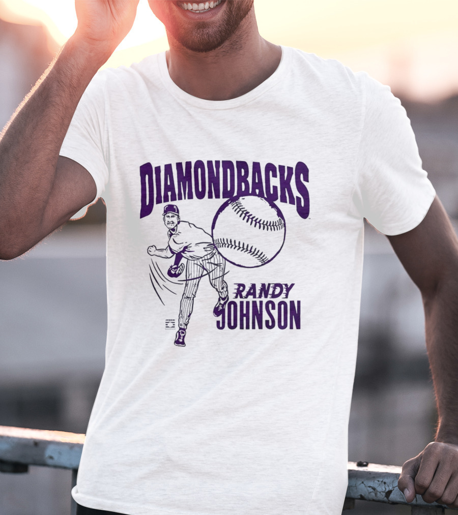 Randy Johnson Arizona Diamondbacks Cooperstown Collection Baseball T-Shirt