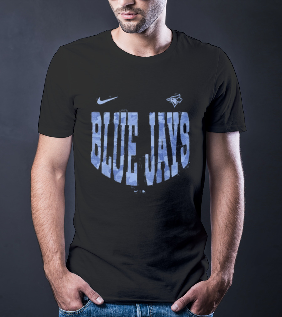 Nike Camo Velocity Victor Toronto Blue Jays Blue T-Shirt