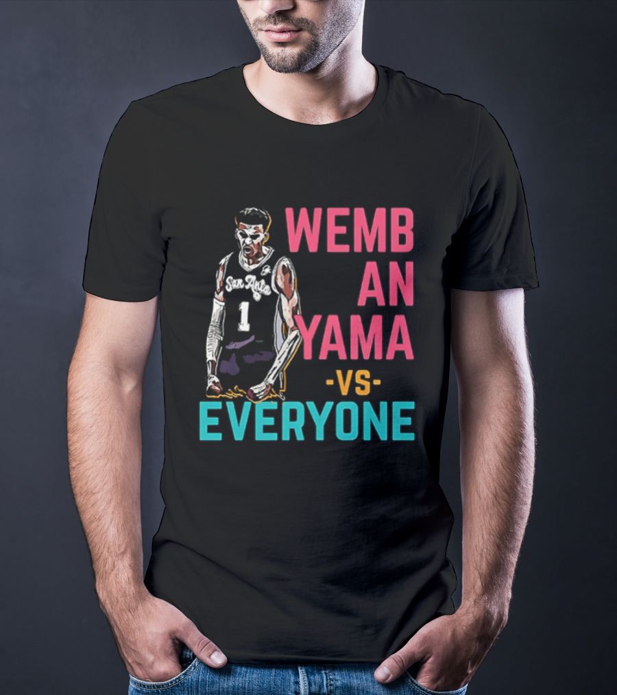 Victor Wembanyama Vs Everyone San Antonio Spurs NBA 2026 T-Shirt