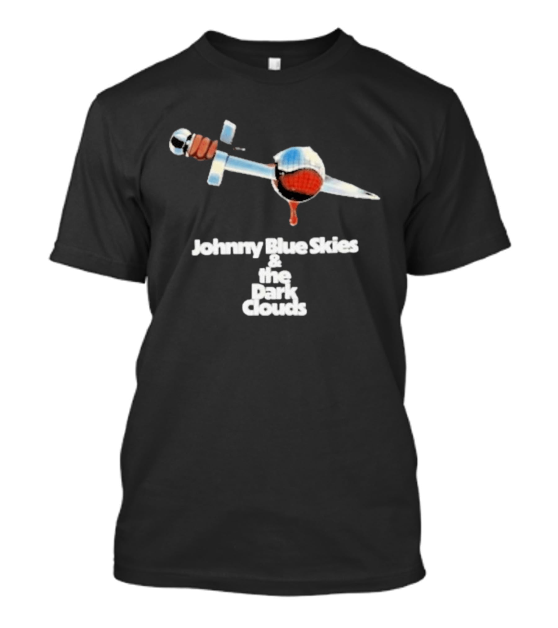 Johnny Blue Skies And The Dark Clouds Bloodied Dagger T-Shirt
