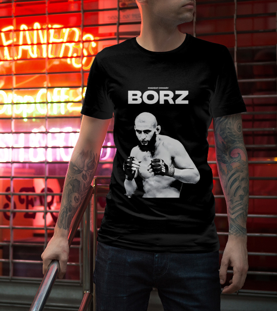 Khamzat Chimaev Borz Fighter Recognition T-Shirt