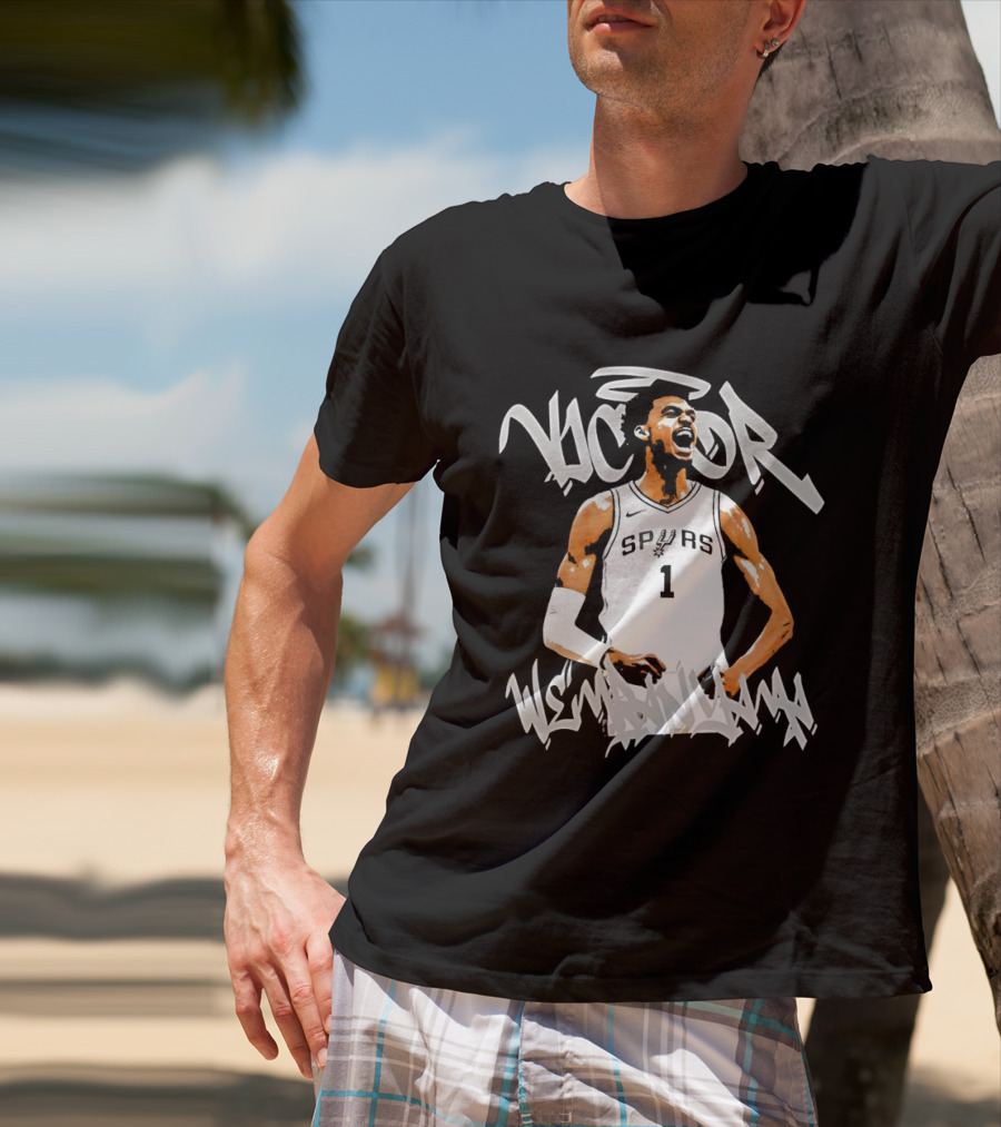 Victor Wembanyama Spurs Basketball Celebration 2026 T-Shirt