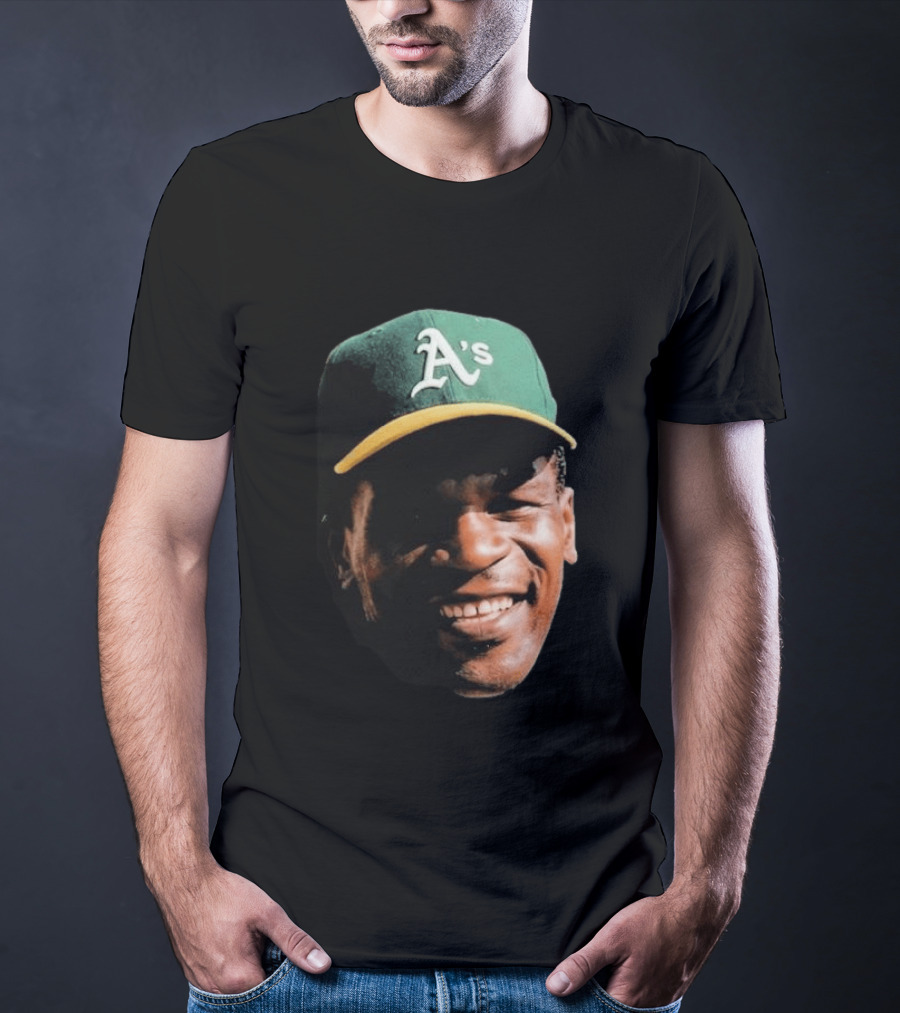 Dallas Braden Rickey Henderson A's Cap T-Shirt