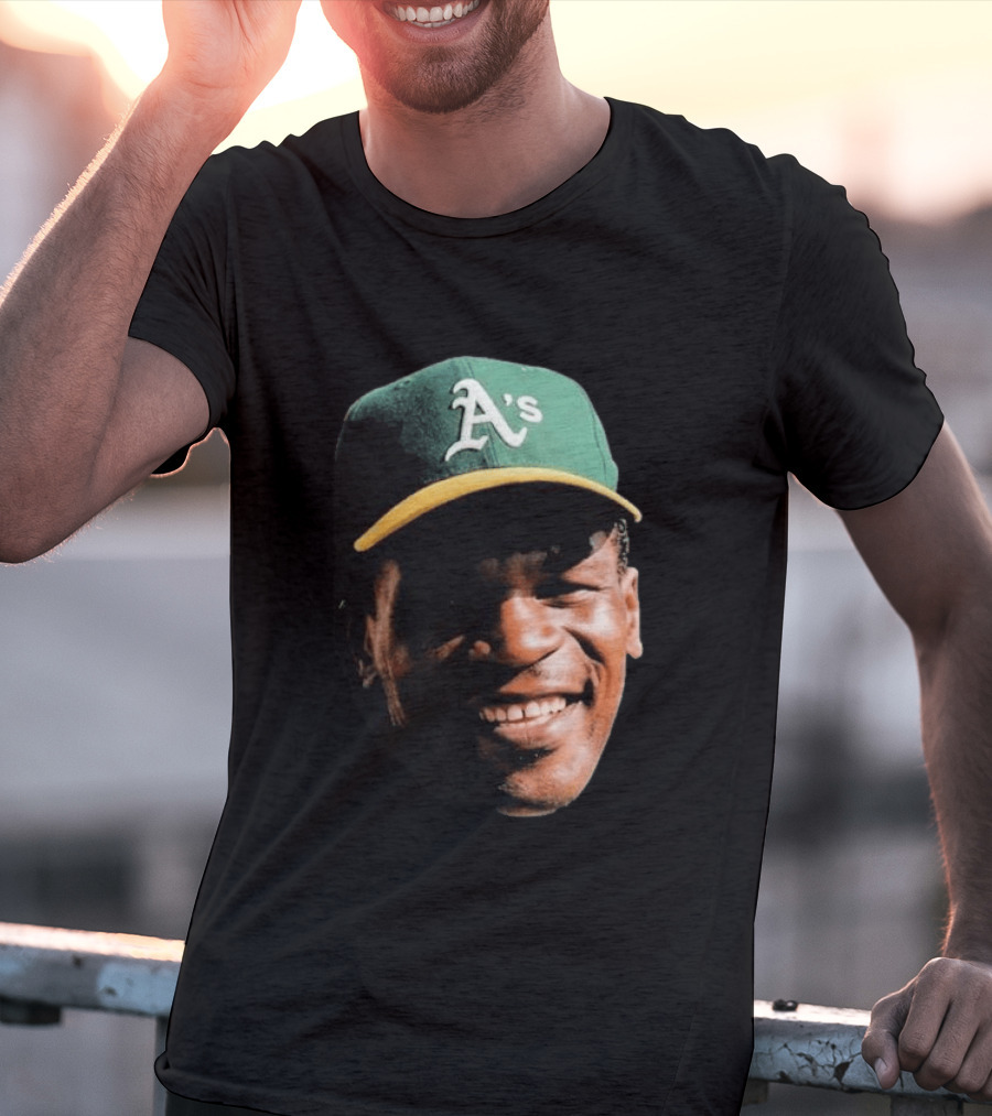 Dallas Braden Rickey Henderson A's Cap T-Shirt