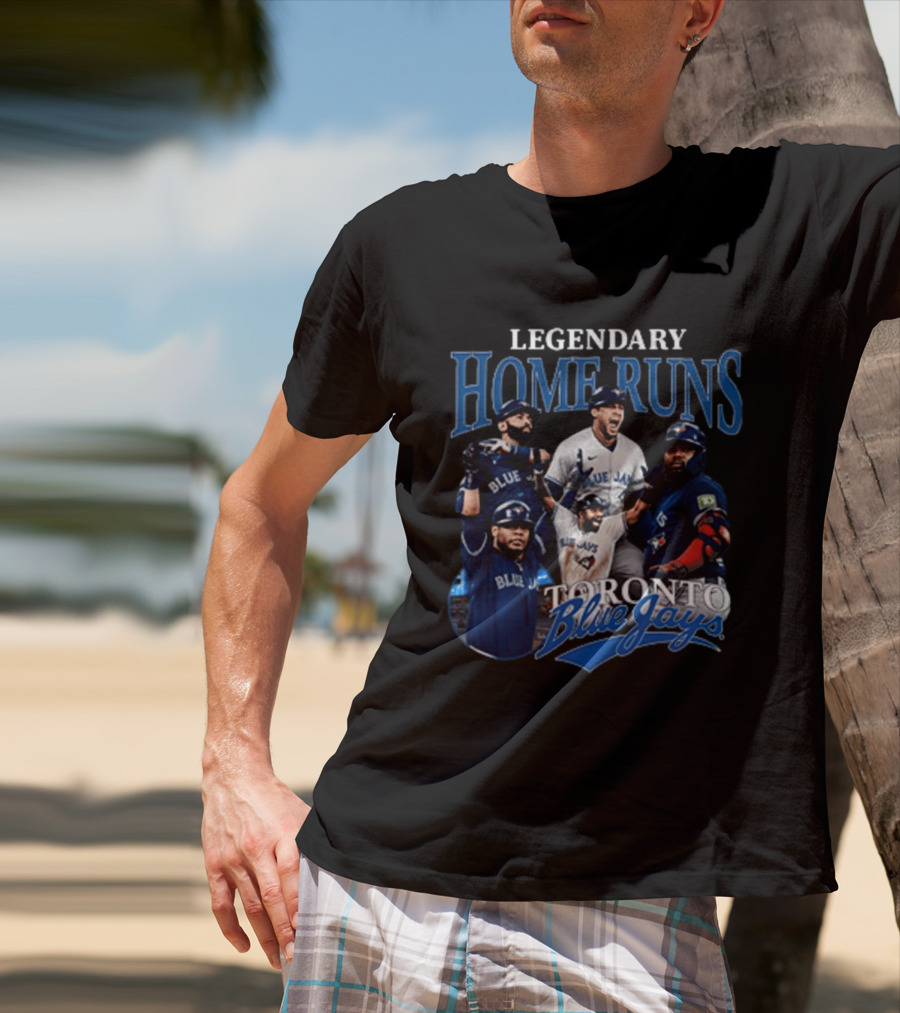 Legendary Home Runs Toronto Blue Jays Blue Jays Baseball Stars T-Shirt