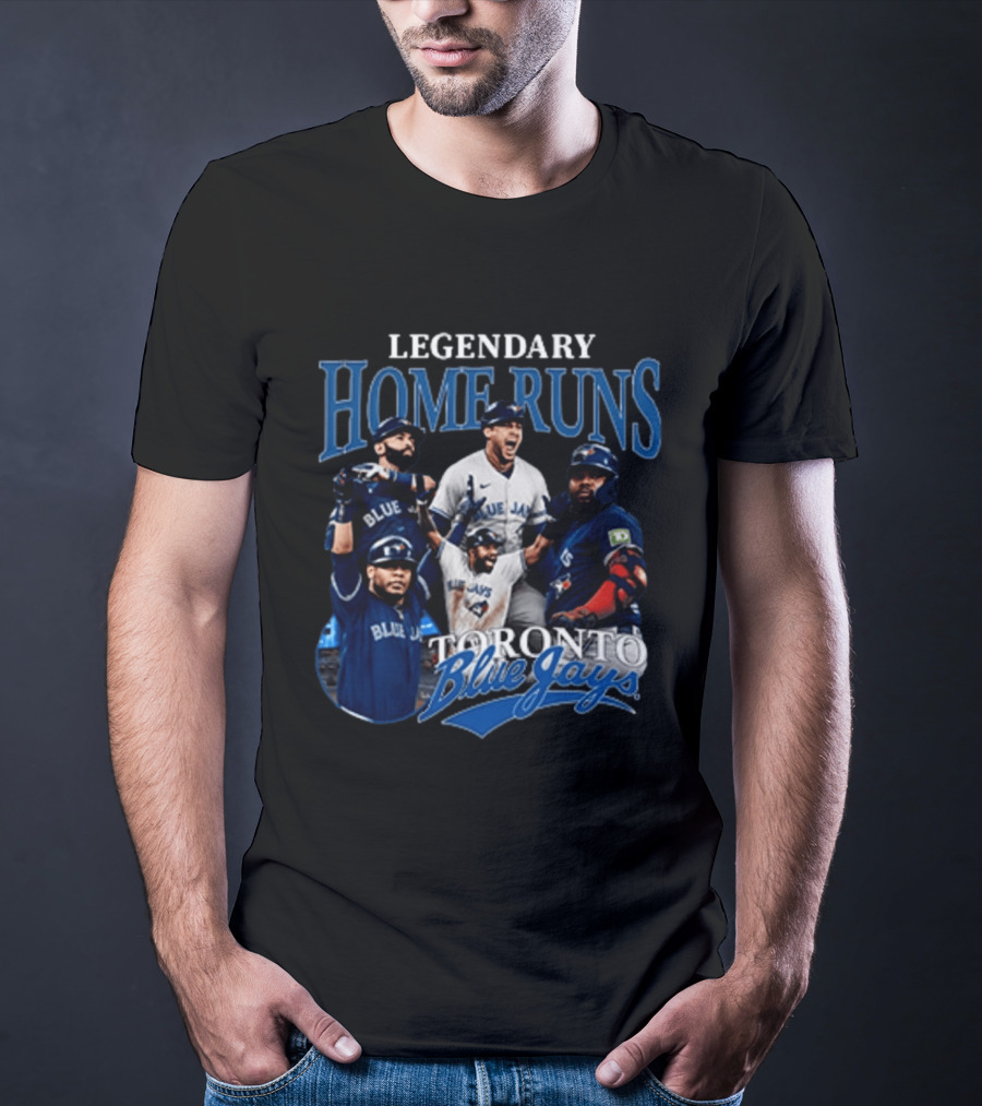 Legendary Home Runs Toronto Blue Jays Blue Jays Baseball Stars T-Shirt
