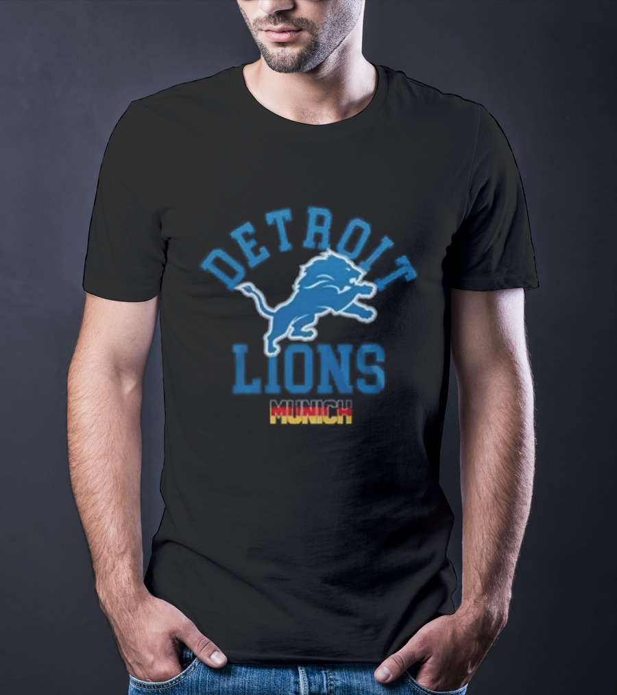 Detroit Lions Munich 2026 Game Football Event T-Shirt