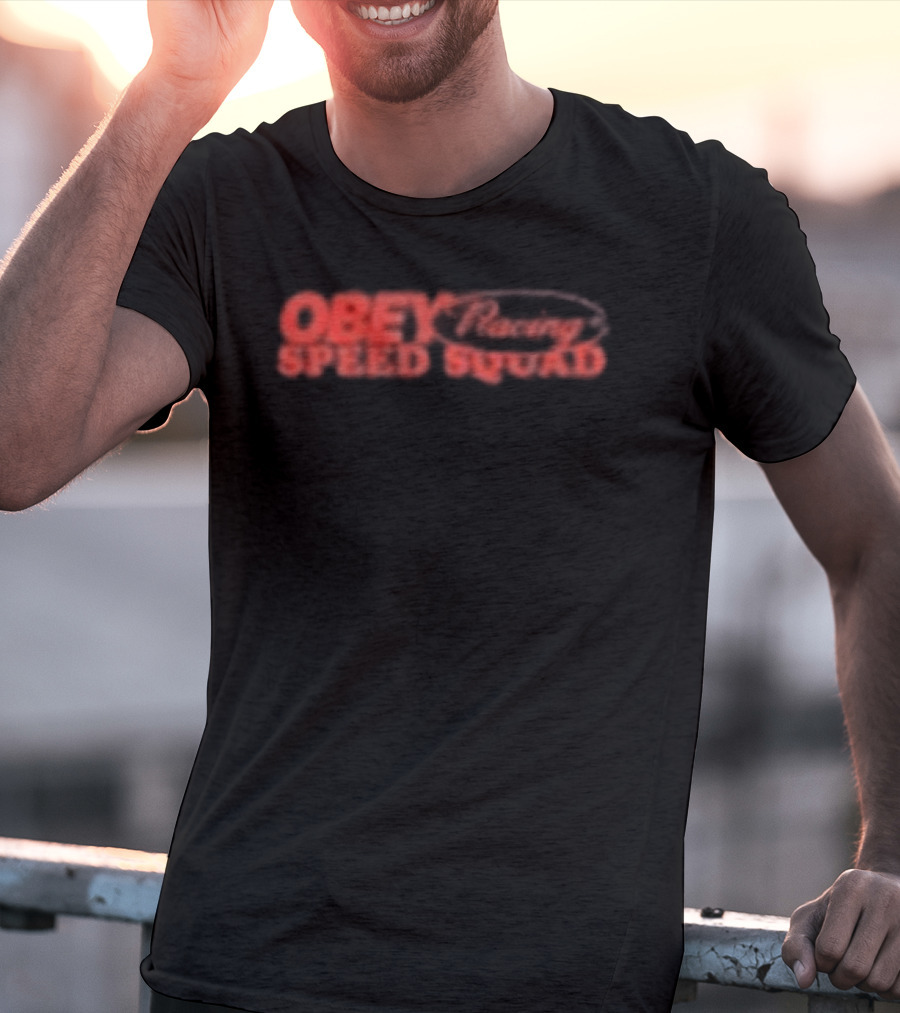 Obey Clothing Speed Squad Heavyweight Racing Team T-Shirt