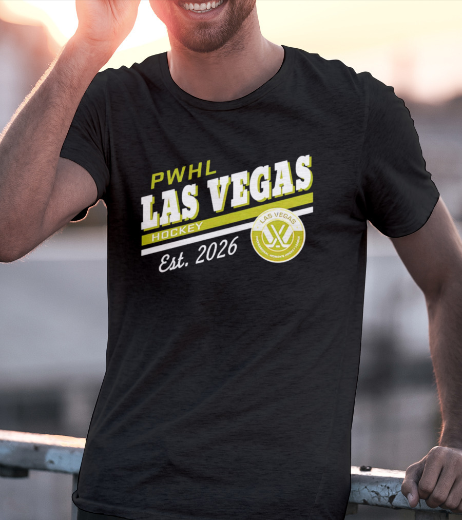 PWHL Las Vegas Hockey Est. 2026 Professional Women's Hockey League T-Shirt
