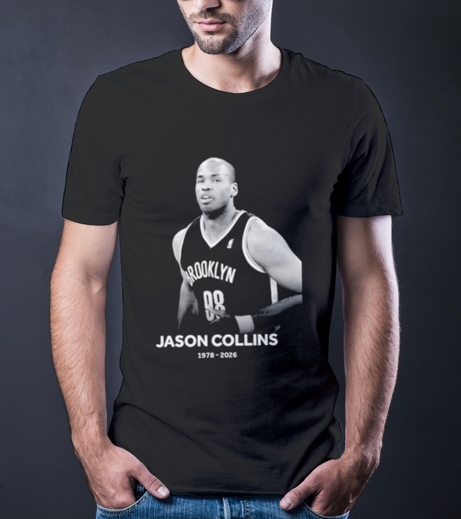 Rest In Peace Jason Collins Brooklyn 1978 2026 First Openly Gay NBA Player T-Shirt