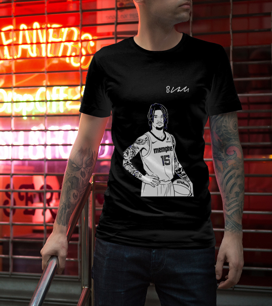 RIP Memphis Grizzlies Brandon Clarke Number 15 Basketball Star T-Shirt