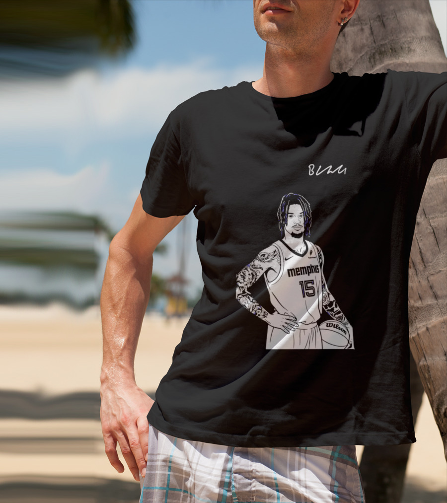 RIP Memphis Grizzlies Brandon Clarke Number 15 Basketball Star T-Shirt