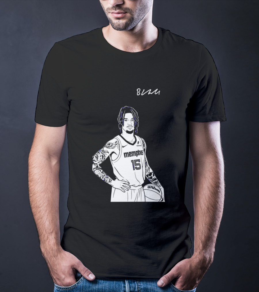 RIP Memphis Grizzlies Brandon Clarke Number 15 Basketball Star T-Shirt