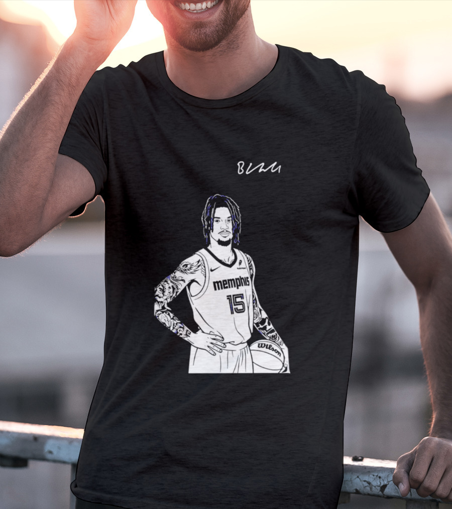 RIP Memphis Grizzlies Brandon Clarke Number 15 Basketball Star T-Shirt