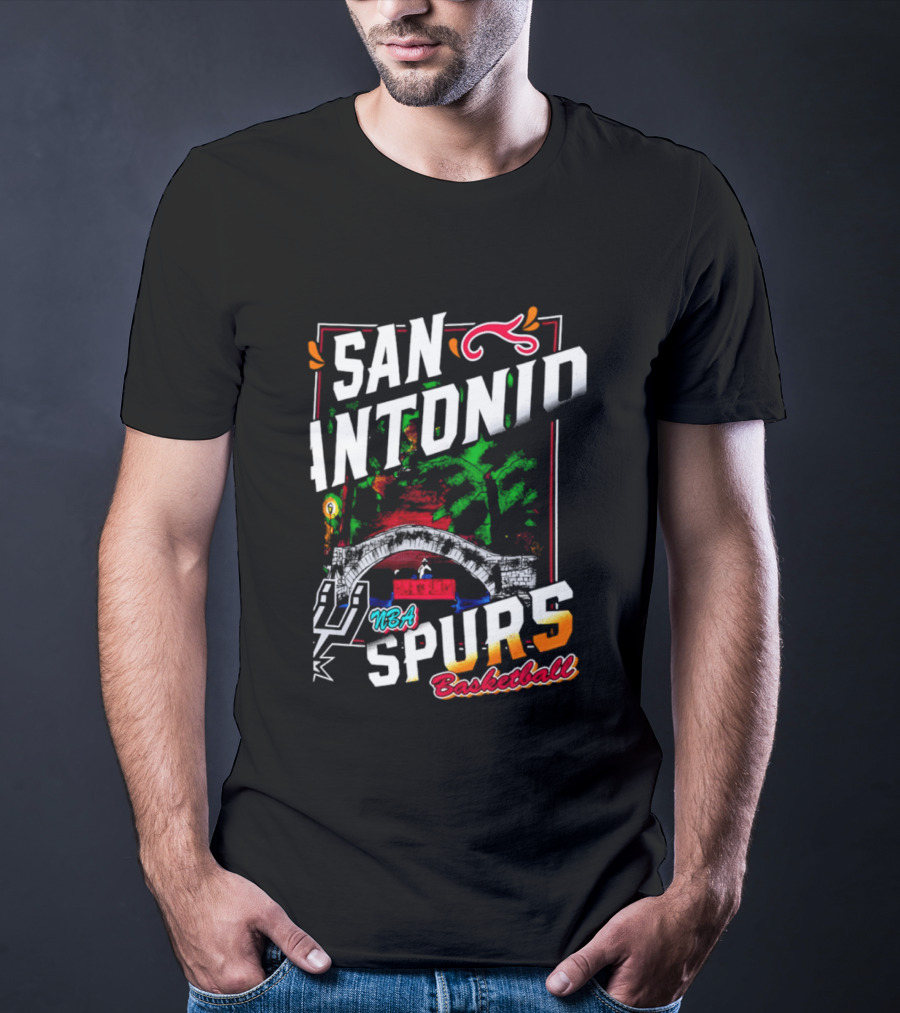 San Antonio Spurs NBA Basketball T-Shirt
