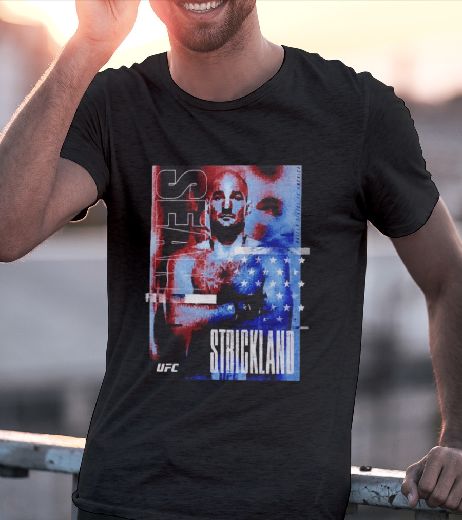 Sean Strickland UFC Fighter American Flag T-Shirt