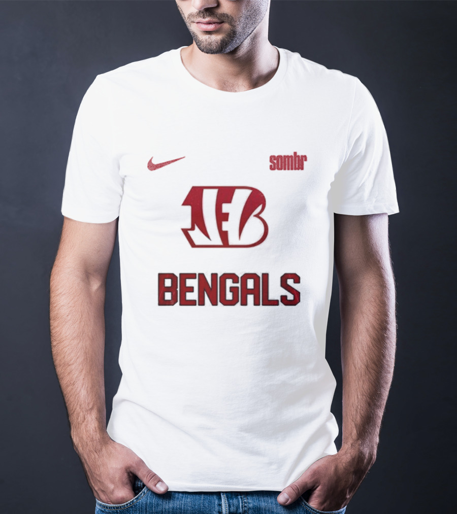 Cincinnati Bengals Nike Sombr The Late Nights And Young Romance Tour T-Shirt