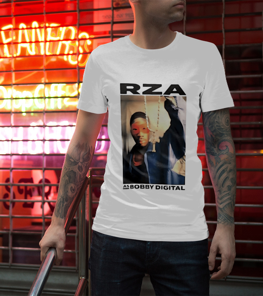 RZA Bobby Digital Mask And Chain T-Shirt
