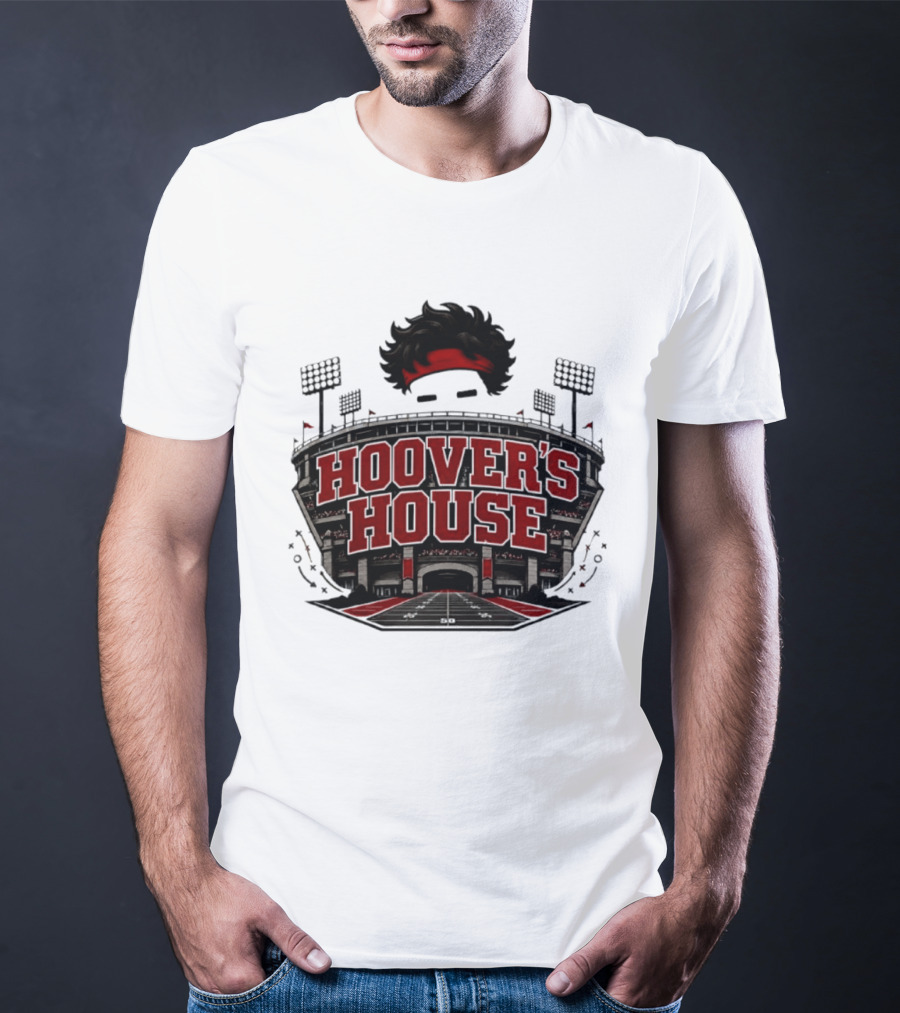 Hoover's House Football Stadium Hair Headband T-Shirt