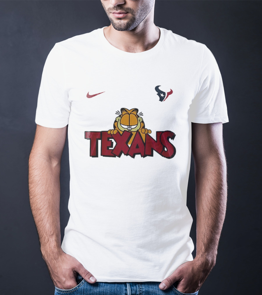 Nike Houston Texans Orange Cat Pose T-Shirt