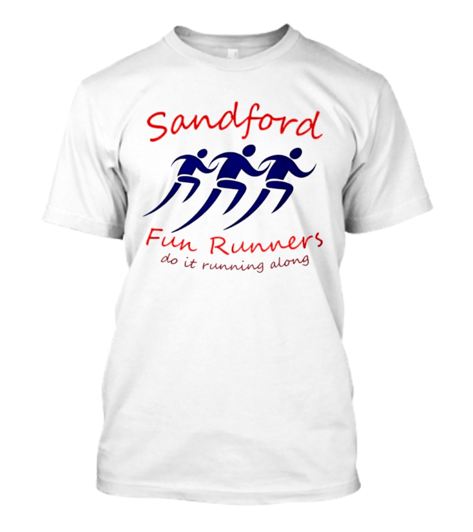 Sandford Fun Runners Do It Running Along Running Figures T-Shirt